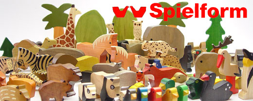 限定商品セール  馬の親子　もみの木　フェンス SPIELFORM スピールフォーム 知育玩具