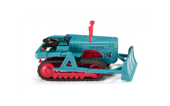 Wiking/B-LO 084437 Hanomag K55 crawler tractor water blue
