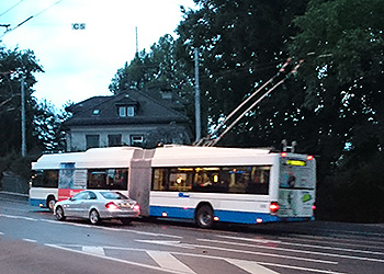 スイスのトロリーバス