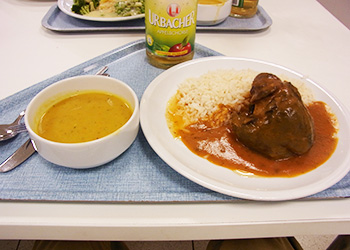例によってメルクリンでランチ