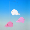 tXebhr[ PIGGY MOBILE pink/light blue