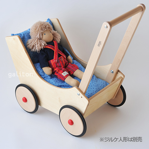 ハバ社 HABA 乳母車 ナチュラル ： 木のおもちゃ がりとん（galiton）