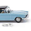 Wiking/B-LO 018749 BMW 1600 GT Cabriolet light blue