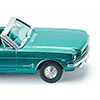 Wiking/B-LO 020547 Ford Mustang Cabrio - turquoise green metallic