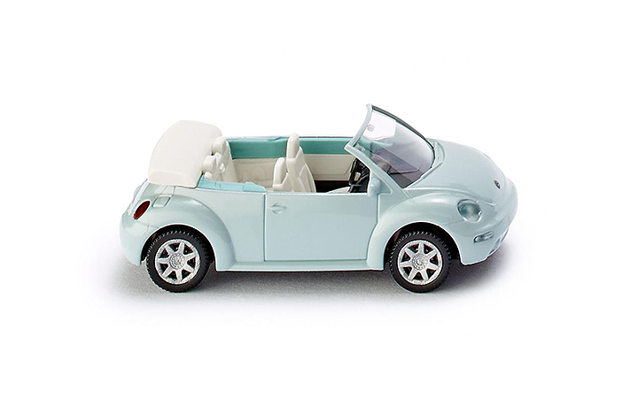 Wiking/B-LO 003204 VW New Beetle Cabriolet aquariusblue metallic