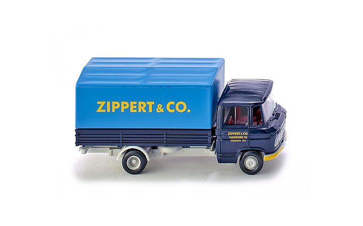 Wiking/B-LO 027101 MB L 408 flatbed truck Spedition Zippert & Co.