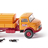 Wiking/B-LO 043802 Flatbed tipper w. veh. mount. tank (MB LAK) Bolling