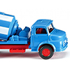 Wiking/B-LO 053202 Concrete mixer (MB short-bonnet) - blue/white