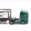 Wiking/B-LO 053601 Tank container semi-truck 20' (MAN TGX) Rinnen