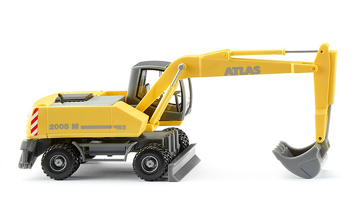 Wiking/B-LO 066103 Mobile excavator (Atlas 2205 M) - zinc yellow