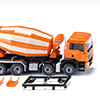 Wiking/ヴィ-キング 068148 Concrete mixer (MAN TGS Euro 6/Liebherr) - orange