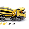 Wiking/ヴィ-キング 068149 Truck mixer - yellow/black (MB Acros/Liebherr)