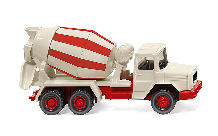 Wiking/B-LO 068205 Concrete mixer (Magirus Deutz) red ? cream white/red