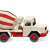 Wiking/B-LO 068205 Concrete mixer (Magirus Deutz) red ? cream white/red