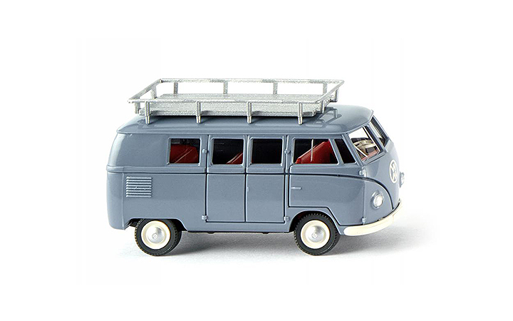 Wiking/B-LO 078810 VW T1 (type 2) bus - blue