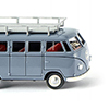 Wiking/B-LO 078810 VW T1 (type 2) bus - blue