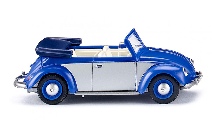 Wiking/B-LO 079404 VW Beetle 1200 Cabrio blue/silver