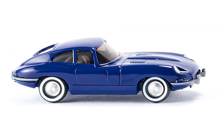 Wiking/B-LO 080302 Jaguar E-Type Coupe dark blue