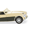 Wiking/B-LO 081609 Austin Healey 3000 - ivory