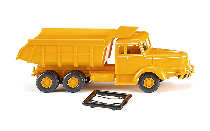 Wiking/B-LO 086635 Tipper trailer (Krupp Titan) - yellow