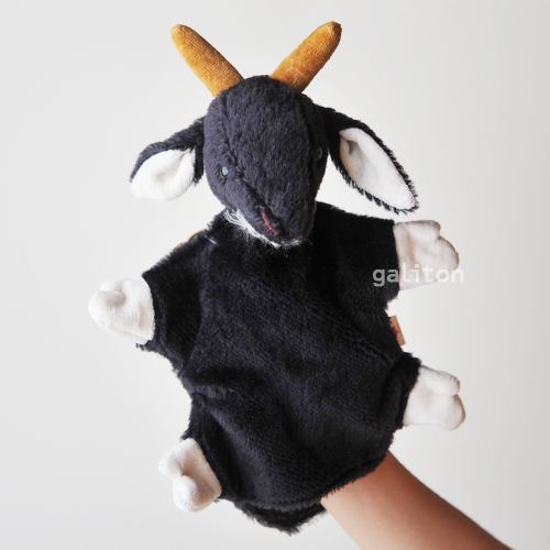 カリスト Kallisto 手人形 黒やぎ 木のおもちゃ がりとん Galiton
