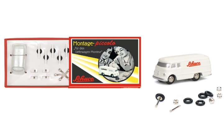 Schuco/VR- 450560400 Der kleine Lieferwagen-Monteur Mercedes-Benz L319 Piccolo construction kit