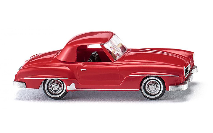 Wiking/B-LO 025301 MB 190 SL Coupe - traffic red