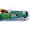 Wiking/B-LO 083505 MB 540 K Cabrio pine-green/ yellow-green