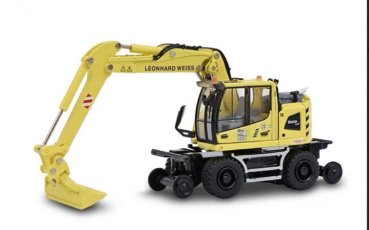 Schuco/VR- 452646900 MHI Liebherr Mobilbagger A922 Rail 1:87