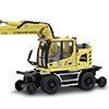 Schuco/VR- 452646900 MHI Liebherr Mobilbagger A922 Rail 1:87