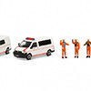 Schuco/VR- 452655500 MHI Set DB NOTFALL VW T5 1:87