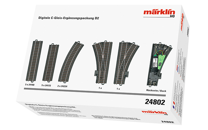 maerklin/メルクリン 24802 Cトラック拡張セット D2 ： 木のおもちゃ 