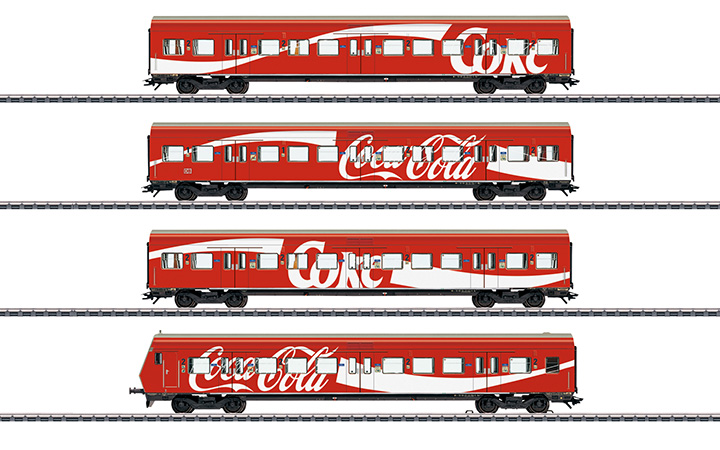 maerklin/メルクリン 43890 客車4両セット DBAG Coca-Cola