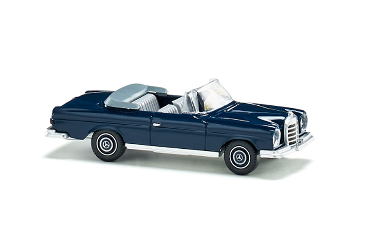 Wiking/B-LO 015301 MB 280 SE Cabrio - stahlblau