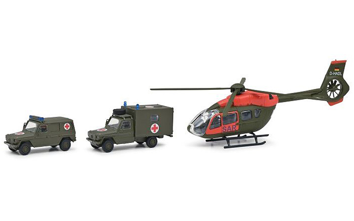 Schuco/VR- 452663500 3er Set Military SAR 1:87