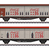 maerklin/メルクリン 48345 スライディングウォ-ル貨車2両セット SBB Hbbills Coca-Cola