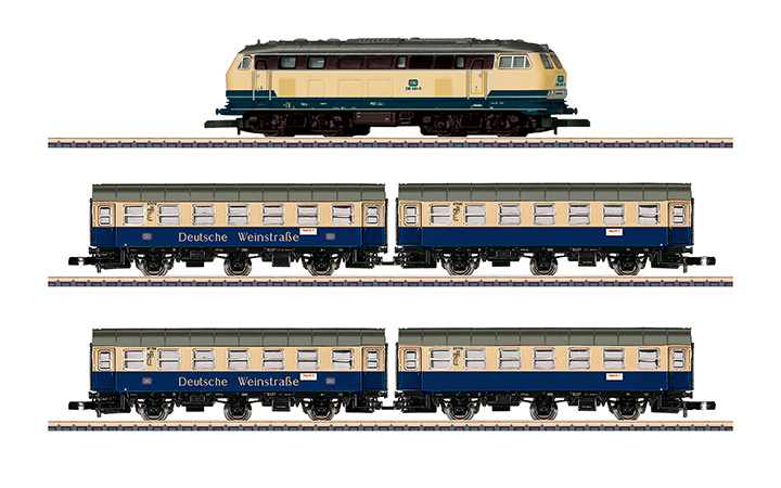 maerklin/N 81306 fB-[@֎ DB BR218.4 q4Zbg Deutsche Weinstrase ZQ-W