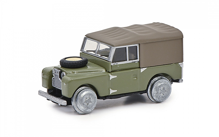 Schuco/VR- 452663600 Land Rover 88 (MHI) green 1:87