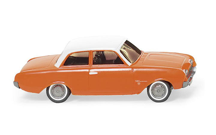 Wiking/B-LO 020001 Ford 17M - orange mit weisem Dach