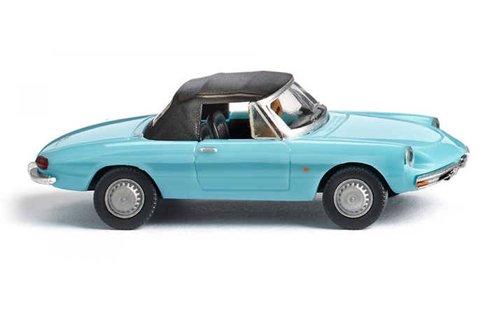 Wiking/B-LO 020604 Alfa Spider - hellblau