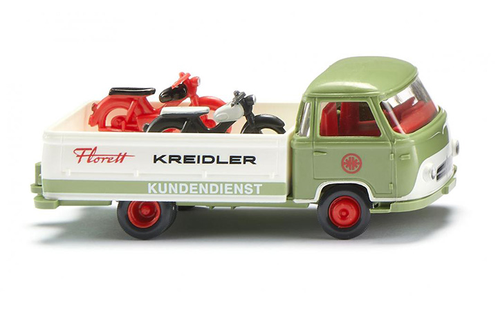 Wiking/B-LO 027002 Borgward Pritschenwagen Kreidler Kundendienst