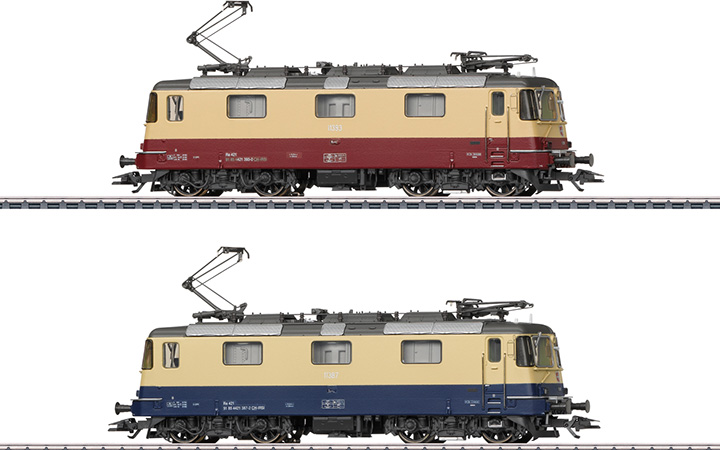 maerklin/メルクリン 37300 電気機関車 RE421 (IRSI) 2両セット
