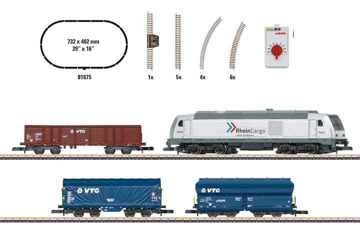 maerklin/N 81875 ZQ-WX^-^-Zbg fB-[@֎ Class285 Modern Freight Service