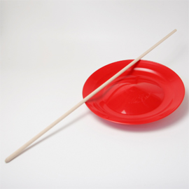 Mister Babache ミスターババッシュ社 スピニングプレートセット 赤 木のおもちゃ がりとん Galiton Mister Babache ミスターババッシュ社 スピニングプレートセット 赤 木のおもちゃ がりとん Galiton