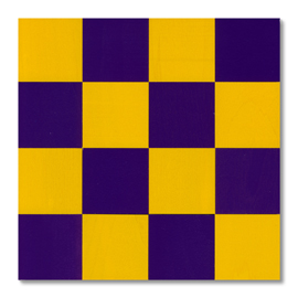 童具館 ケルンモザイク45四角A(正方形 黄・紫) ： 木のおもちゃ がりと