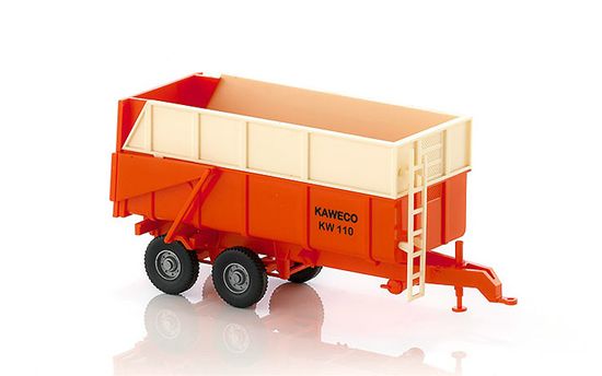 038702 1/87 KAWECO Agricultural dump trailer orange/pale ivory