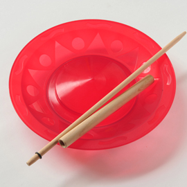 ヘンリース スピニングプレートセット 赤クリア 木のおもちゃ がりとん Galiton ヘンリース スピニングプレートセット 赤クリア 木のおもちゃ がりとん Galiton