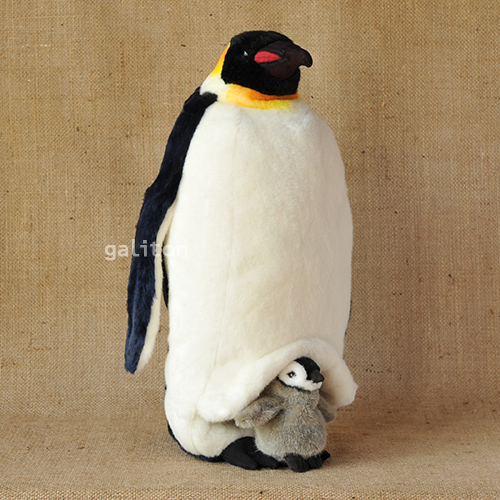 Koesen ケーセン社 皇帝ペンギンの親子 Emperor Penguin 木のおもちゃ がりとん Galiton